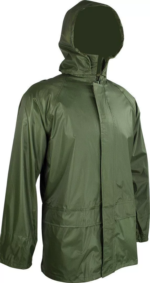 Stormguard Packaway Waterproof Jacket-Olive